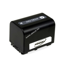 Powery Utángyártott akku Sony HDR-PJ320E 1960mAh sony videókamera akkumulátor