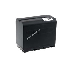 Powery Utángyártott akku Sony videokamera DCR-TRV820K 8000mAh fekete sony videókamera akkumulátor