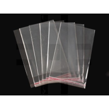  PP ragasztócsíkos celofán tasak  8x12  cm - 100 db dekorációs kellék