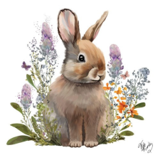  PPD.C133002622 Belle Bunny papírszalvéta 33x33cm, 20db-os papírárú, csomagoló és tárolóeszköz