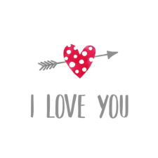 PPD I Love You papírszalvéta 33x33cm,20db-os konyhai eszköz
