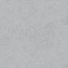 PPD Lace Embossed silver dombornyomott papírszalvéta 33x33cm,15db-os konyhai eszköz