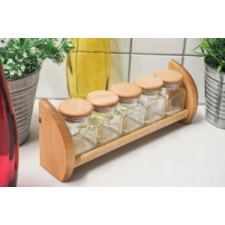  Practic 5 részes fûszertartó szett tartóval President Line 82745 konyhai eszköz