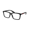 Prada Linea Rossa PS03SV DG01O1 Rubbered Black Demo Lens szemüveg