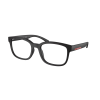 Prada Linea Rossa PS05QV DG01O1 Black Rubbered Demo Lens szemüveg