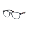 Prada Linea Rossa PS06PV CZH1O1 Crystal Blue Demo Lens szemüveg