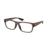 Prada Linea Rossa PS 02TV 29F1O1 Frosted Brown Demo Lens szemüveg