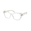 Prada PR18WV 12R1O1 Transparent Grey Demo Lens szemüveg