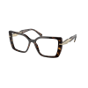 Prada PR 03ZV 2AU1O1 Tortoise Demo Lens szemüveg