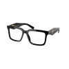 Prada PR 10YV 1AB1O1 Black Demo Lens szemüveg