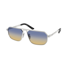 Prada PR A53S 27506Z Matte Silver Yellow/Dark Blue napszemüveg napszemüveg