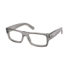 Prada PR D06V 16Z1O1 Grey Transparent Demo Lens szemüveg