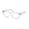 Prada PR D08VU 12R1O1 Transparent Crystal Demo Lens szemüveg