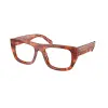 Prada PRA17V 18R1O1 Cognac Tortoise Demo Lens szemüveg