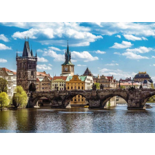  prága: kilátás a karlův hídra 1000 darabból puzzle, kirakós