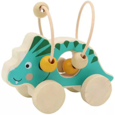 PRC Gurulós golyóvezető Dínós kék Triceratops kreatív és készségfejlesztő