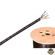 PRC Kültéri Cat.5E UTP kábel 100 méteres tekercs kábel és adapter