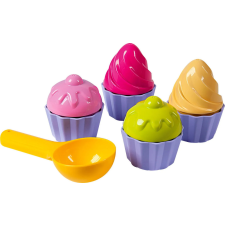 PRC Muffin homokozó játékszett, homokozó forma homokozójáték