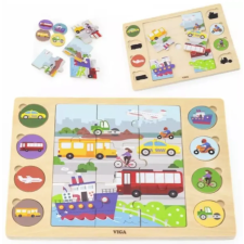 PRC Puzzle - találd meg a párokat - járműves B puzzle, kirakós