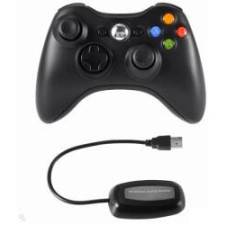 PRC vezeték nélküli Xbox 360/PC USB adapterrel rózsaszín kontroller videójáték kiegészítő