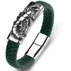 Predator Q1 PD1031-2 Leather bracelet 23 cm scorpion green (20995)