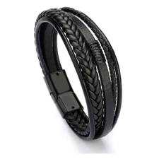 Predator Q1 Thistle Férfi karkötő, fekete (8596544008067) karkötő