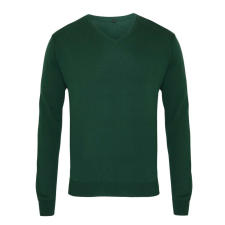 Premier Férfi Premier PR694 Men&#039;S Knitted v-neck Sweater -XL, Bottle férfi pulóver, kardigán