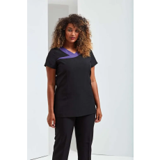 Premier ‘Ivy’ szépség- és spa tunika 2XL - Fekete/lila
