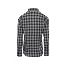 Premier Női blúz Premier PR350 Mulligan' Check - Women'S Long Sleeve Cotton Shirt -M, Steel/Black