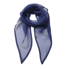 Premier Női sál Premier PR740 Colours Collection' plain Chiffon Scarf -Egy méret, Marine Blue