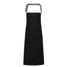 Premier PR134 &#039;DISTRICT&#039; WAXED LOOK DENIM BIB APRON U munkaruha