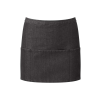 Premier PR155 COLOURS rövid pultos kötény három tabletbarát zsebbel Premier, Black Denim-U