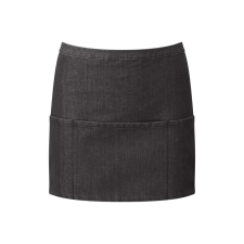 Premier PR155 COLOURS rövid pultos kötény három tabletbarát zsebbel Premier, Black Denim-U lakástextília