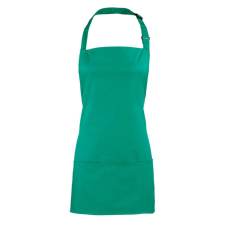Premier PR159 COLOURS nyakba akasztható rövid kötény tablettartó zsebbel Premier, Emerald-U lakástextília