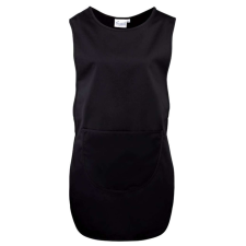 Premier PR172 hosszított belebújós zsebes Női kötény, tunika Premier, Black-XL lakástextília
