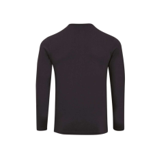 Premier PR218 férfi gombos nyakú felgombolható hosszú ujjú sztreccspóló Premier, Black-3XL