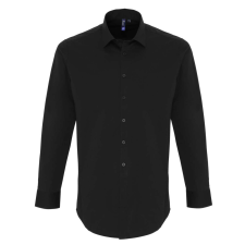 Premier PR244 MEN&#039;S STRETCH-FIT COTTON POPLIN LONG SLEEVE SHIRT L munkaruha