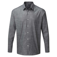 Premier PR245 MEN'S COTTON SLUB CHAMBRAY LONG SLEEVE SHIRT S
