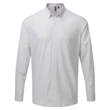 Premier PR252 &#039;MAXTON&#039; CHECK MEN&#039;S LONG SLEEVE SHIRT L munkaruha