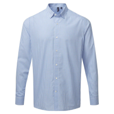 Premier PR252 &#039;MAXTON&#039; CHECK MEN&#039;S LONG SLEEVE SHIRT XL munkaruha