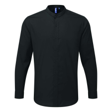 Premier PR258 BANDED COLLAR &#039;GRANDAD&#039; LONG SLEEVE SHIRT XS munkaruha