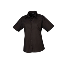 Premier PR302 WOMEN&#039;S SHORT SLEEVE POPLIN BLOUSE 2XL munkaruha
