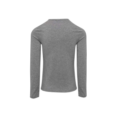 Premier PR318 Női gombos nyakú felgombolható hosszú ujjú sztreccspóló Premier, Grey Marl-2XL