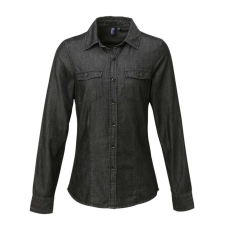 Premier PR322 WOMEN'S JEANS STITCH DENIM SHIRT L