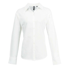 Premier PR334 WOMEN'S LONG SLEEVE SIGNATURE OXFORD BLOUSE M
