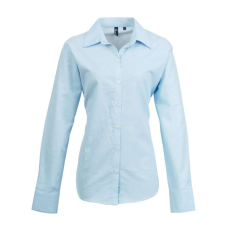 Premier PR334 WOMEN'S LONG SLEEVE SIGNATURE OXFORD BLOUSE XS