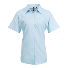 Premier PR336 WOMEN&#039;S SHORT SLEEVE SIGNATURE OXFORD BLOUSE L munkaruha