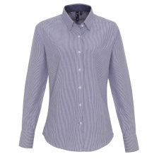Premier PR338 WOMEN&#039;S COTTON RICH OXFORD STRIPES SHIRT M munkaruha