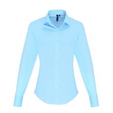 Premier PR344 WOMEN'S STRETCH-FIT COTTON POPLIN LONG SLEEVE SHIRT XL