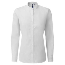 Premier PR358 WOMEN’S BANDED COLLAR &#039;GRANDAD&#039; SHIRT M munkaruha